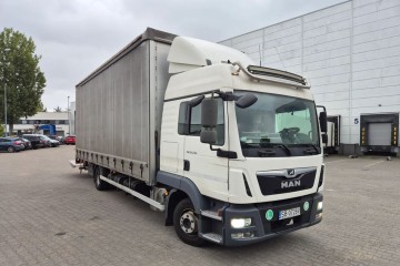 MAN TGL 12.250, Euro 6, zabudowa 7,4 m, winda, automat