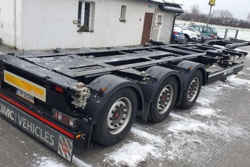 OVRIGA CIMC SC 03 20/30/40/45, WYNAJEM, podnoszona oś, podkontenerowa