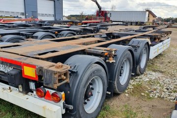 KRONE 20/30/40/45, WYNAJEM lub SPRZEDAŻ, podnoszona oś, podkontenerowa