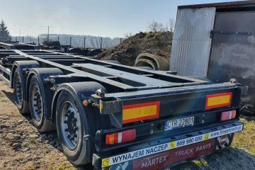 KOEGEL, 20/30/40, WYNAJEM lub SPRZEDAŻ, podnoszona oś, podkontenerowa